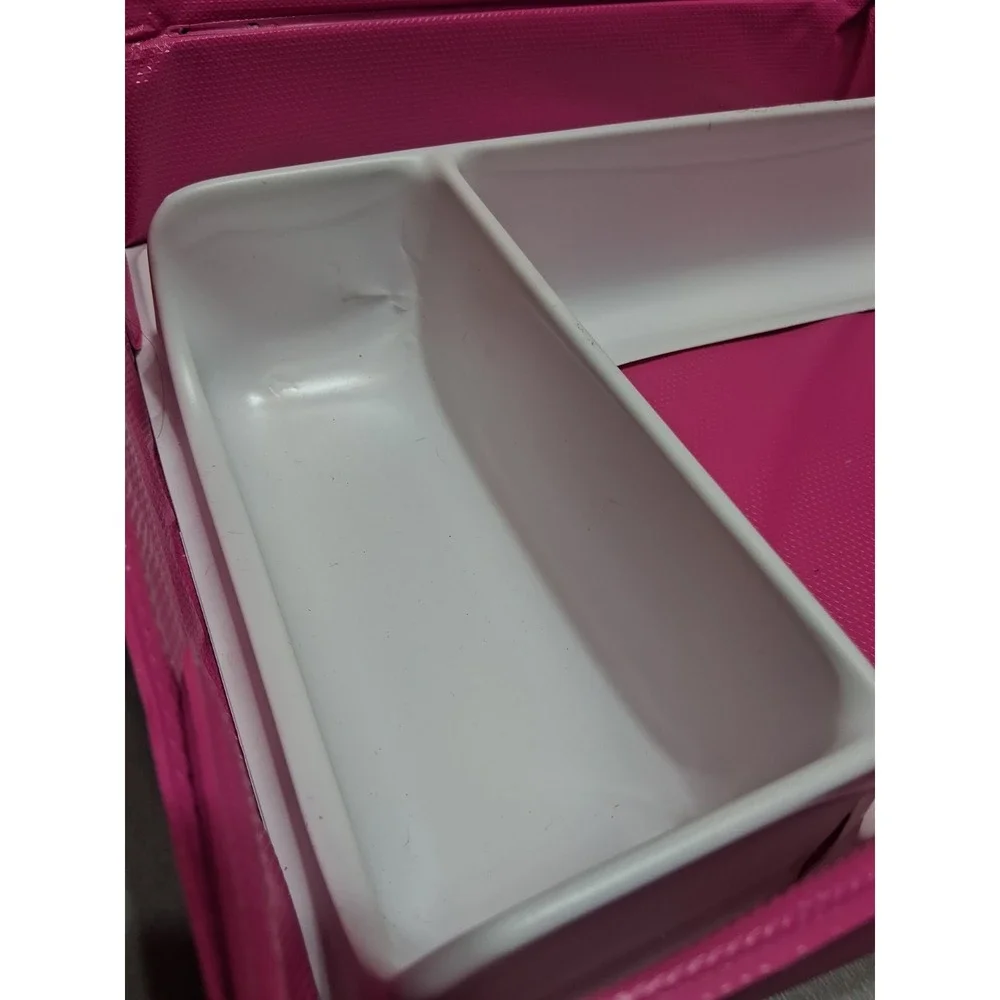 Vintage 1989 Mattel Pink BARBIE Doll Storage Case With Handle